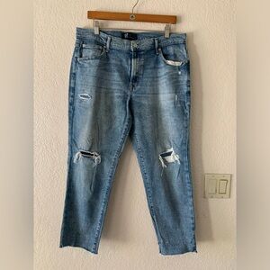 GAP Men's Light Blue Distressed Jeans